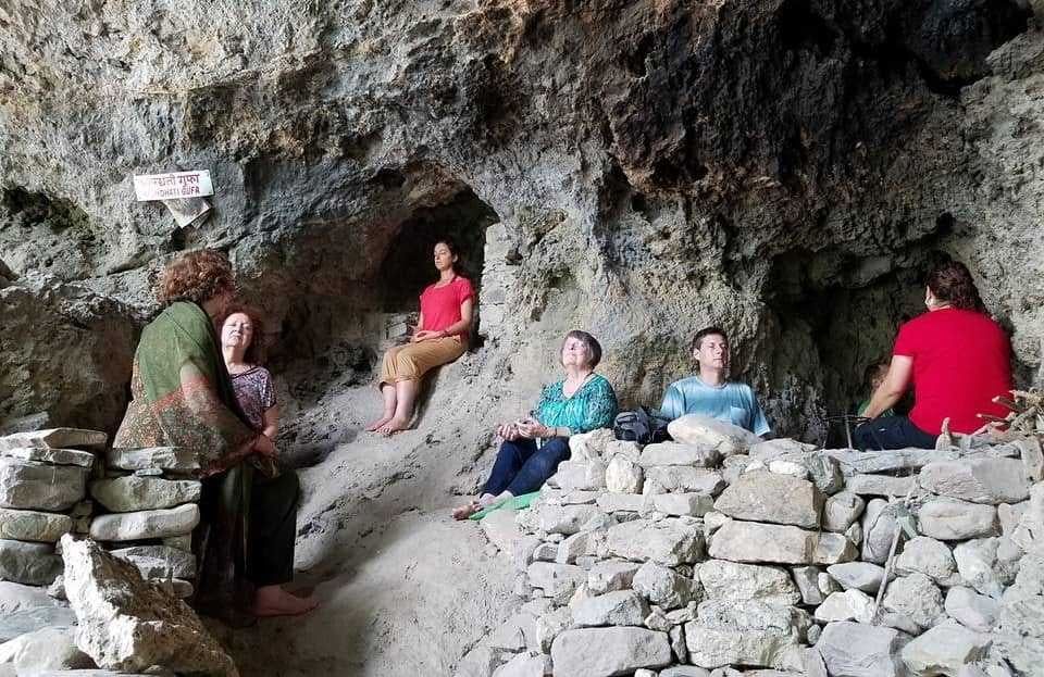 Meditation at Vashishta Cave
