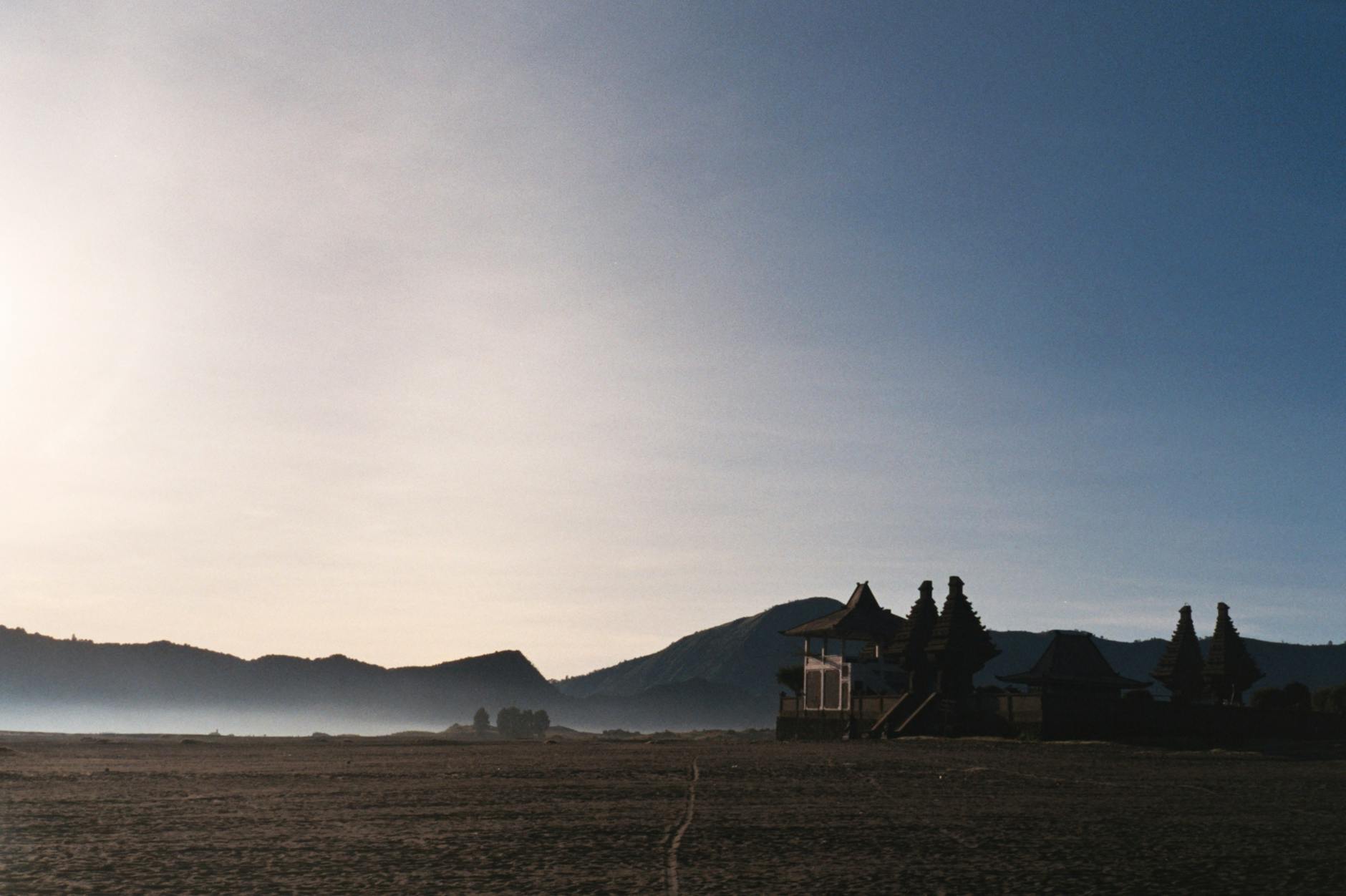 Temple at sunrise